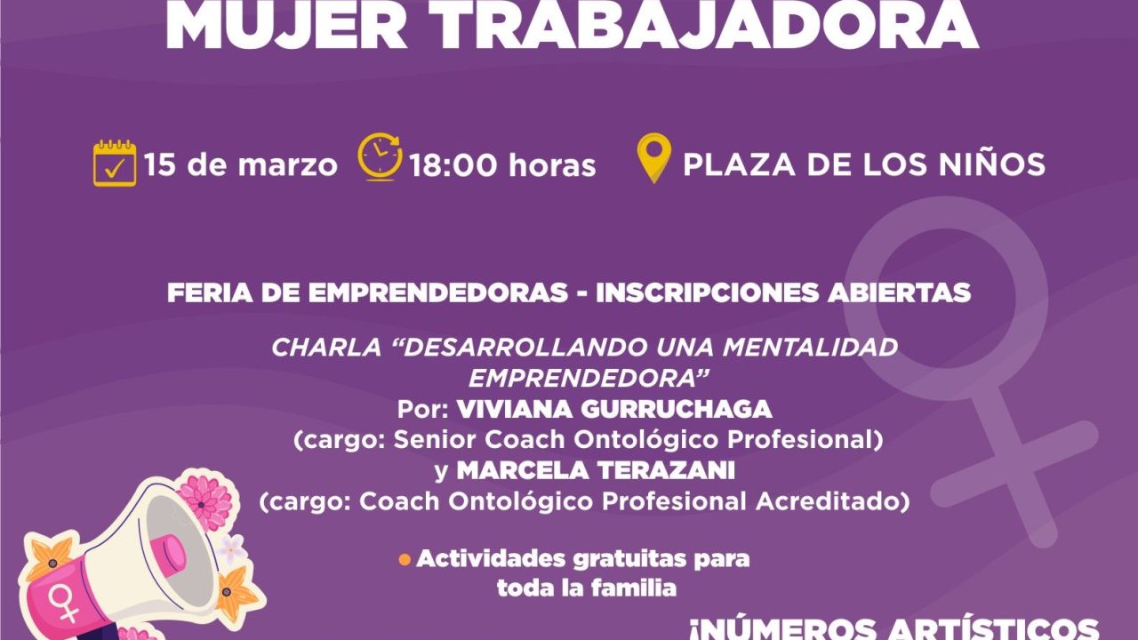 La Punta: Este sábado habrá un encuentro para conmemorar el Día Internacional de la Mujer