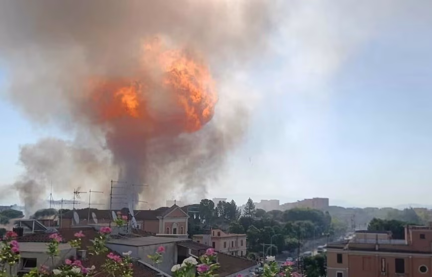 Al menos 27 personas resultaron heridas por una gran explosión en una gasolinera en Roma: dos están graves