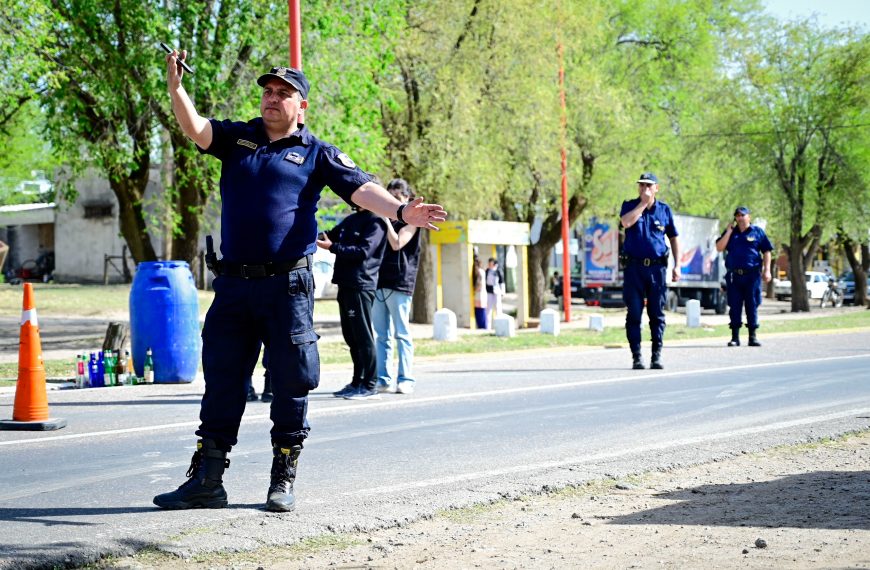 Alrededor de 400 efectivos policiales trabajarán en el operativo de seguridad en El Trapiche
