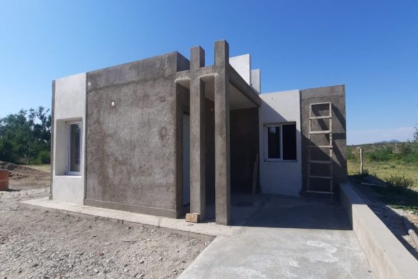 Avanza la construcción de viviendas en Paso Grande y Potrerillo