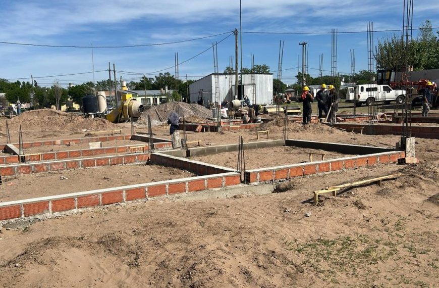 El nuevo hospital de Unión comienza a levantarse sobre bases sólidas