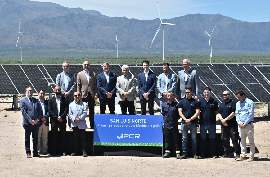 El Gobernador inauguró en Toro Negro el primer Parque Renovable Híbrido Solar y Eólico de San Luis
