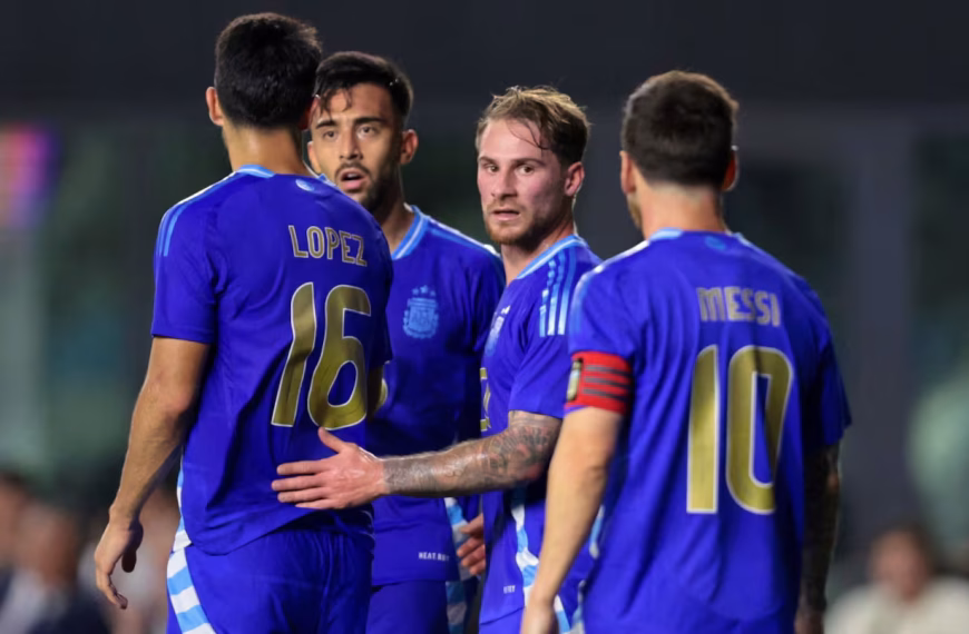 La Selección argentina goleó 6-0 a Puerto Rico en el cierre de la gira de amistosos en Estados Unidos