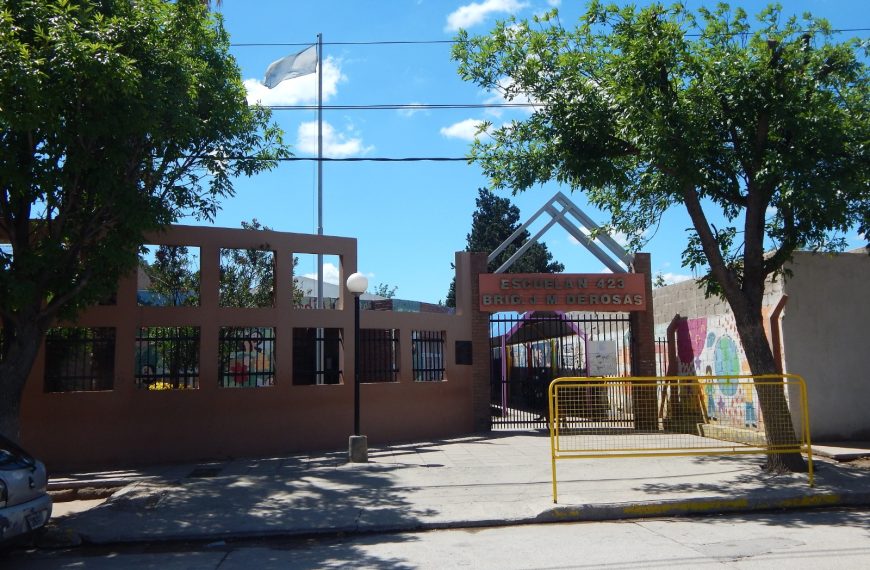 El Gobierno construirá una nueva sala de 3 años en la Escuela ‘Juan Manuel de Rosas’