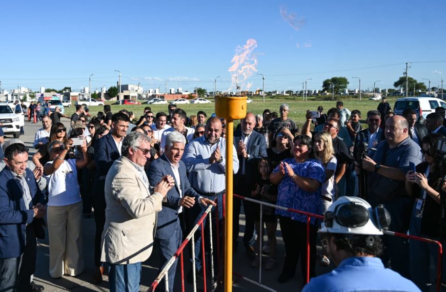 Más de 1100 familias de Villa Mercedes ya tienen habilitado el gas natural