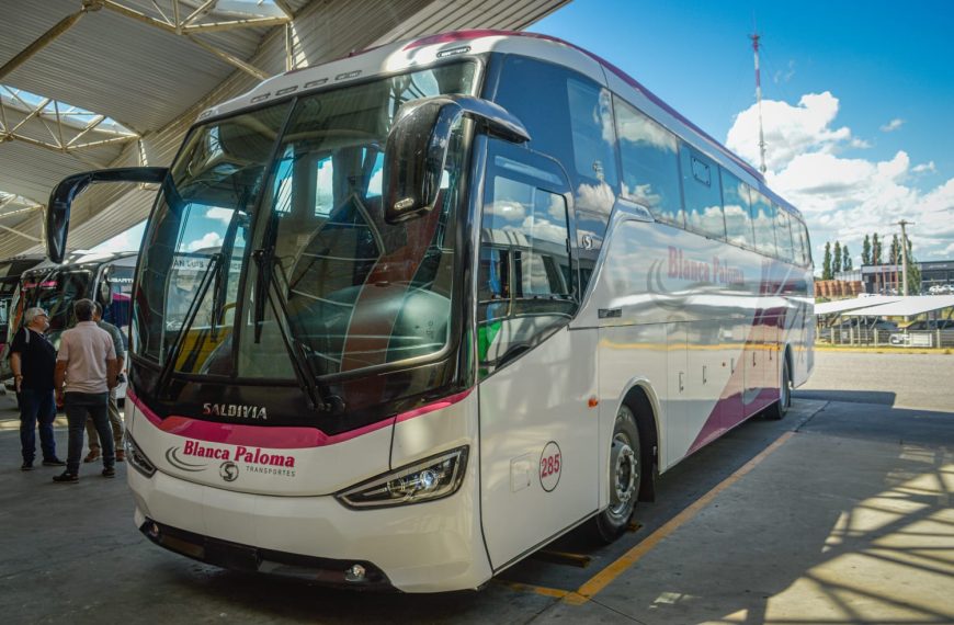 El transporte interurbano suma una nueva unidad cero kilómetro de última tecnología