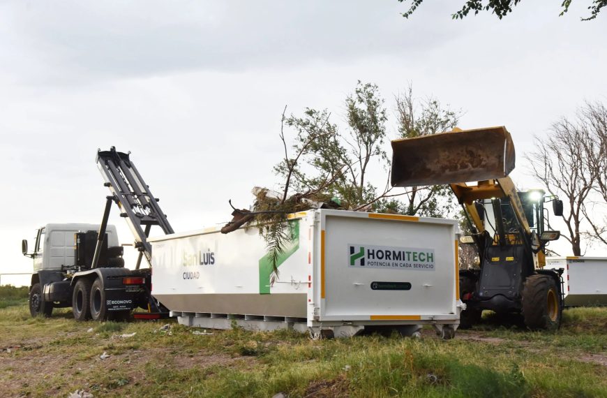 Hissa supervisó la primera jornada de trabajo del Centro de Transferencia de Residuos