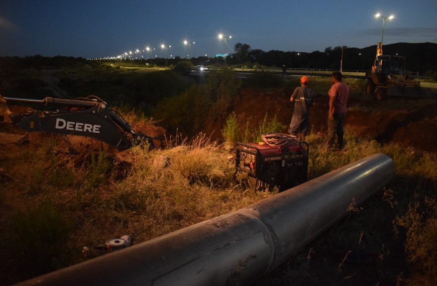 Finalizaron los trabajos de reparación del Acueducto Sur