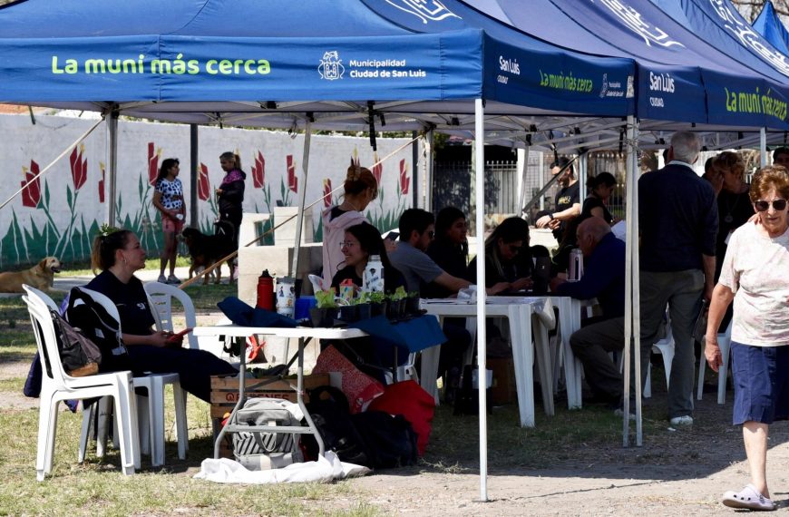 Este jueves, La Muni Más Cerca llevará servicios y trámites al barrio Lucas Rodríguez