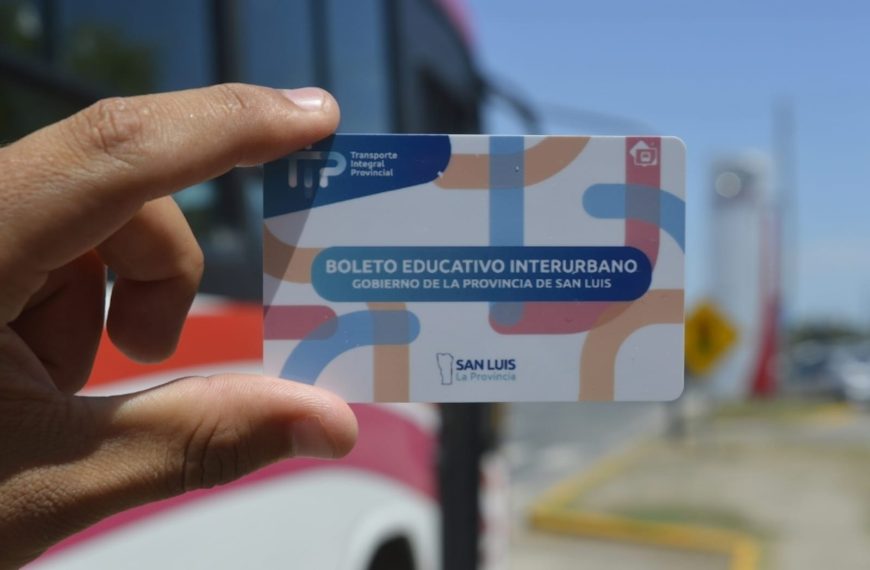 El paso a paso para inscribirse en el Boleto Educativo Interurbano 2026