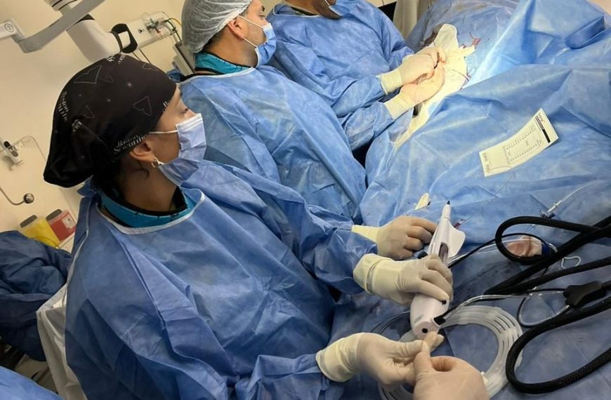 Realizaron por primera vez un procedimiento para tratar lesiones en las arterias coronarias
