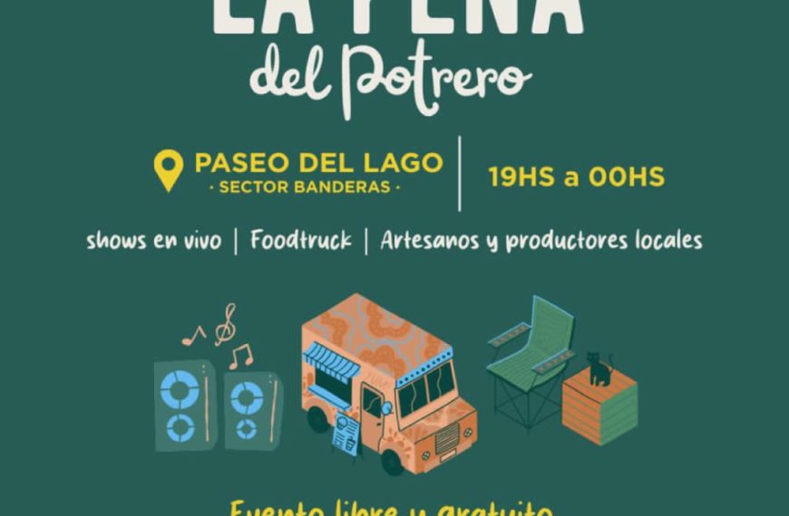 Potrero de los Funes se prepara para vivir una nueva peña en el Paseo del Lago