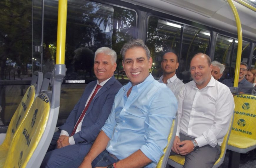 Gastón Hissa: “Dijimos que íbamos a comprar 5 unidades para Transpuntano; acá están compradas”