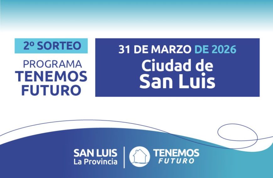Los resultados del segundo sorteo de viviendas para los inscriptos de San Luis capital