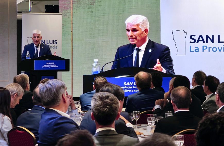 “Tenemos la firme decisión política de estar cerca de la actividad de ustedes en San Luis”