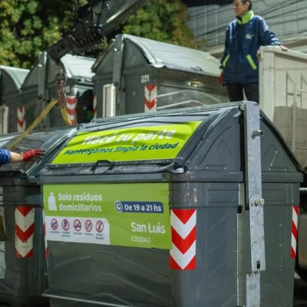 Avanza el recambio de contenedores en la zona centro
