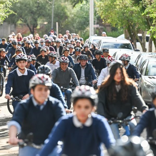 El plan TuBi llegó al norte: Quines y San Francisco sumaron 199 estudiantes con nuevas bicicletas