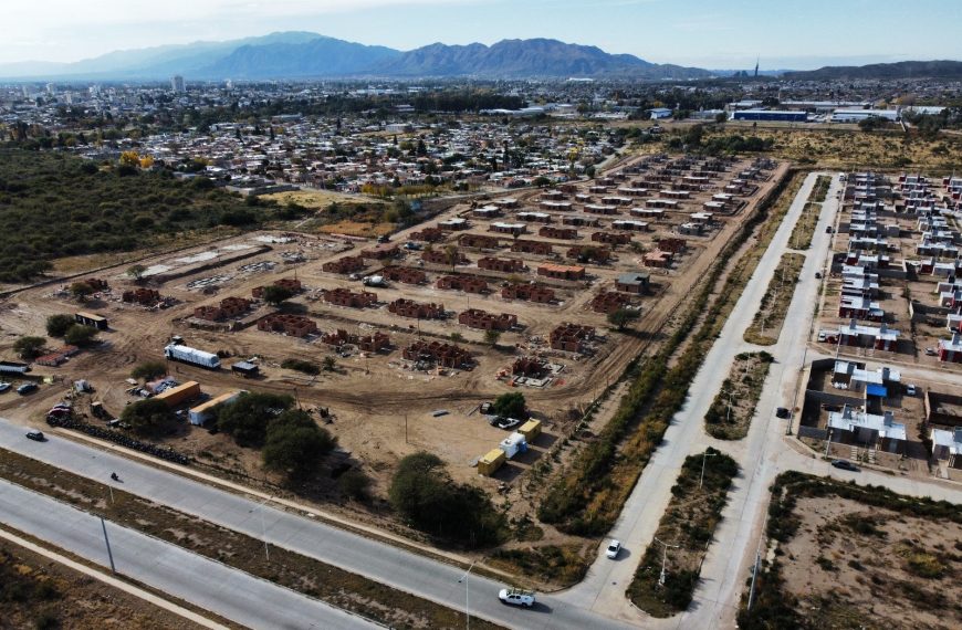 Las 314 viviendas de la ciudad de San Luis avanzan en distintas etapas de ejecución