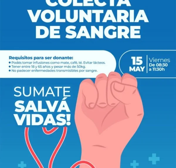 Realizaron un nueva convocatoria a donar sangre este viernes 15