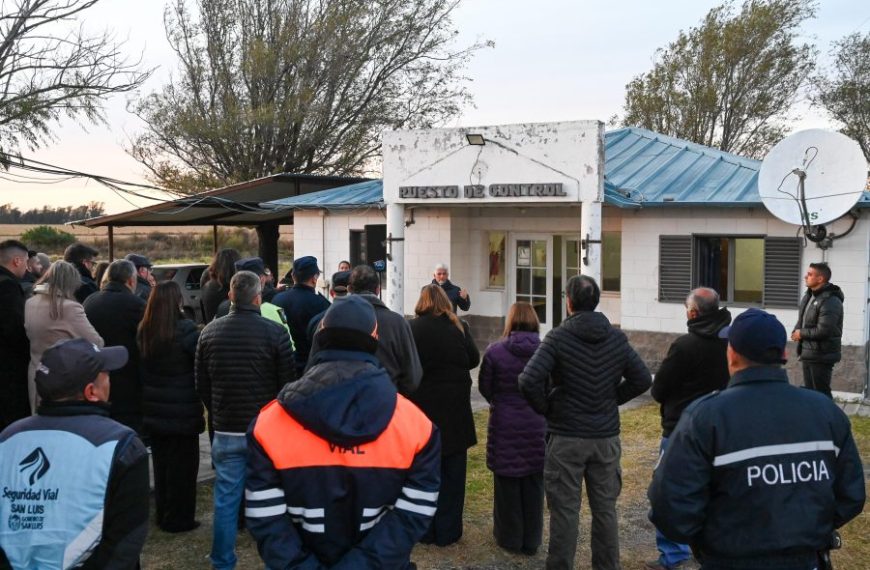 Poggi puso en marcha el ‘Proyecto Integral de Mejoras de los Puestos Limítrofes’ en Vizcacheras