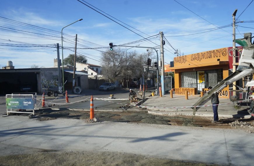 La Municipalidad inaugurará otro tramo de repavimentación de la calle Martín de Loyola