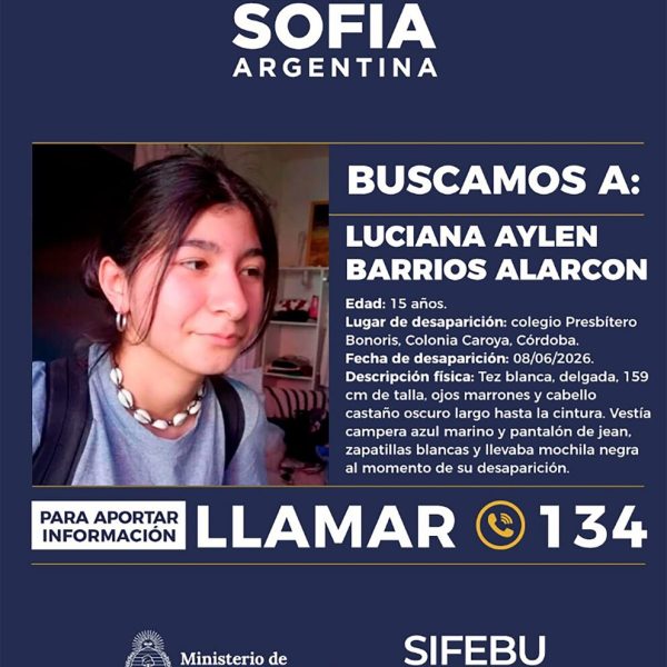 Buscan a otra adolescente desaparecida en Córdoba: el operativo incluye casi 100 policías, 20 móviles y un helicóptero