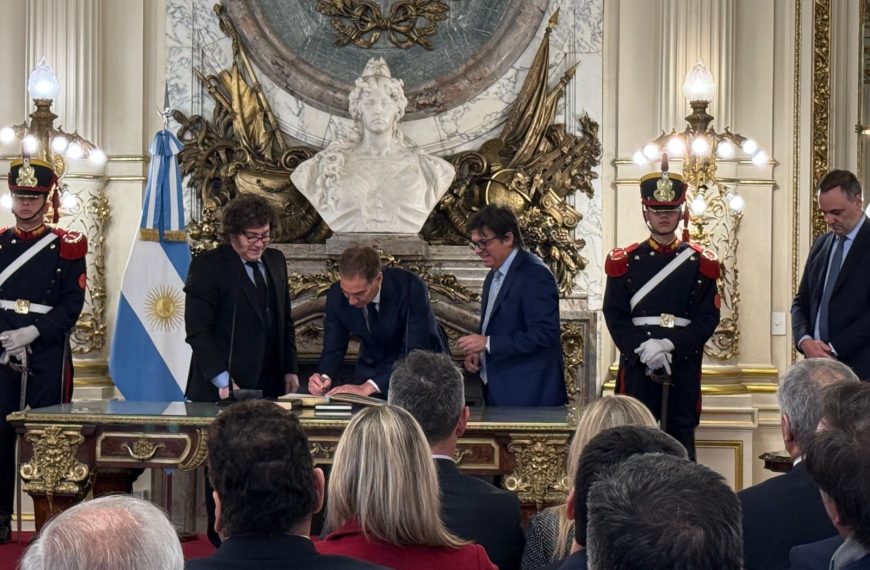 Juró Diego Santilli en Casa Rosada como nuevo Jefe de Gabinete