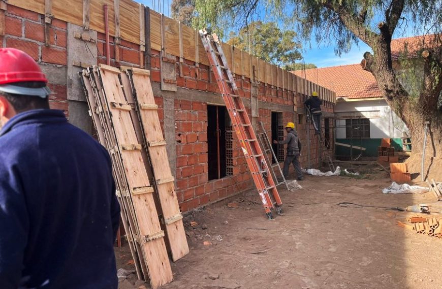 Avanza la obra de ampliación del Hospital de Salud Mental