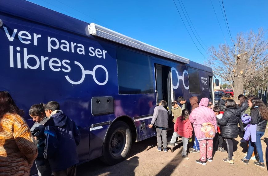 Continúa en San Luis y Villa Mercedes la atención de los colectivos oftalmológicos