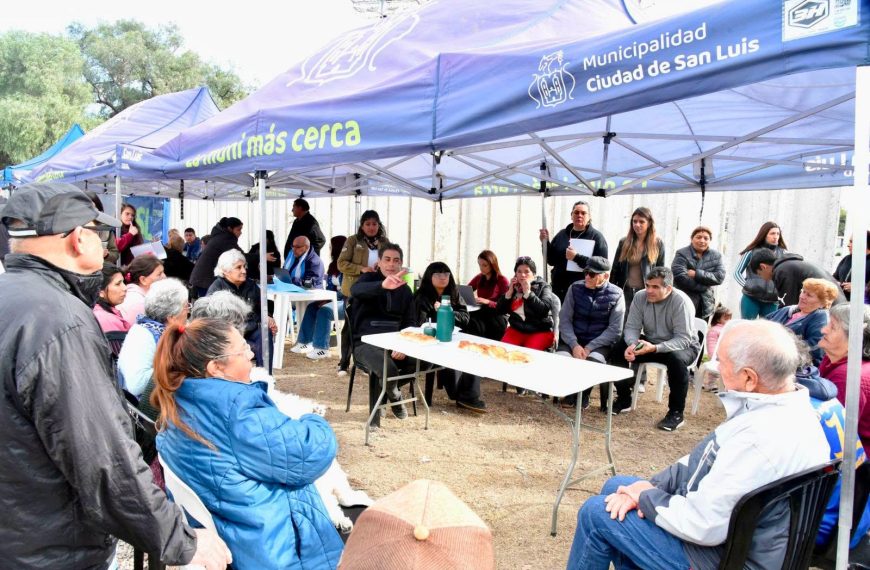 El intendente Hissa definió una agenda de obras para el barrio Rawson