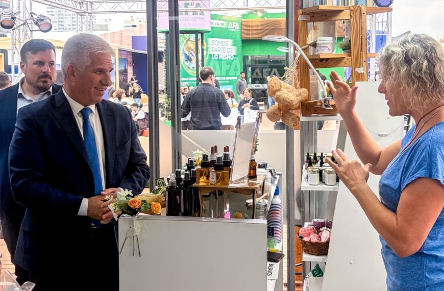 El Gobernador acompañó a los emprendedores sanluiseños en la 138 edición de la Expo Rural