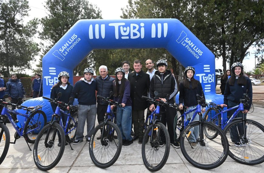 El Plan TuBi sumó 6 nuevas bicicletas para estudiantes de Bagual