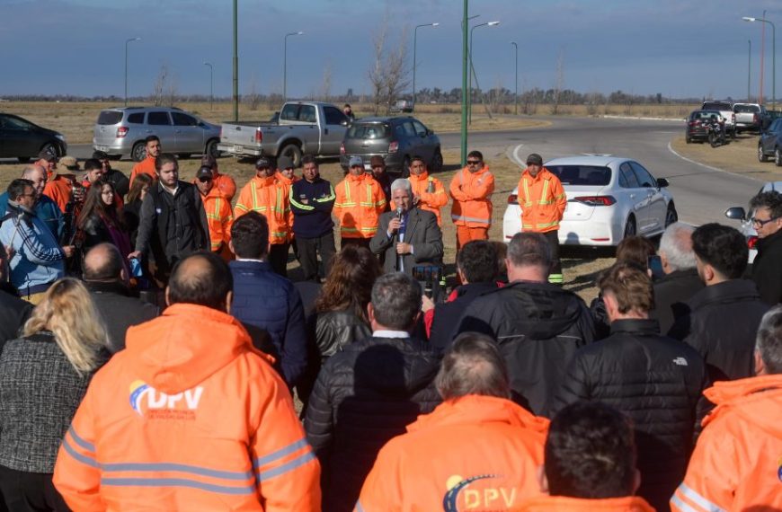 La Provincia renovará la rotonda de la ruta nacional N°8 con una inversión de $720 millones