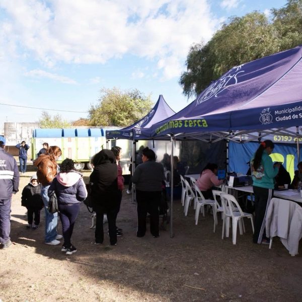 La Muni Más Cerca volvió al barrio 9 de Julio con un nuevo abordaje integral