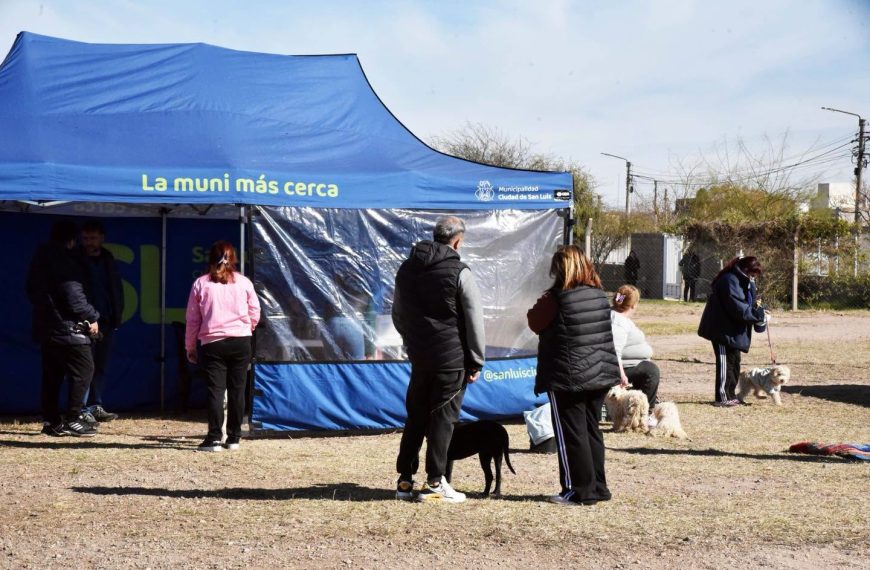 Muni Más Cerca llegó al barrio 500 Viviendas Norte con un amplio operativo
