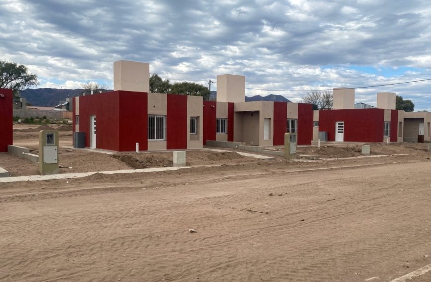 Las viviendas de La Punta avanzan con nuevos trabajos de terminación