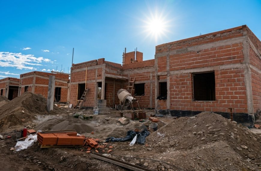 Los hogares de la Villa de Merlo avanzan con cubiertas, revoques e instalaciones