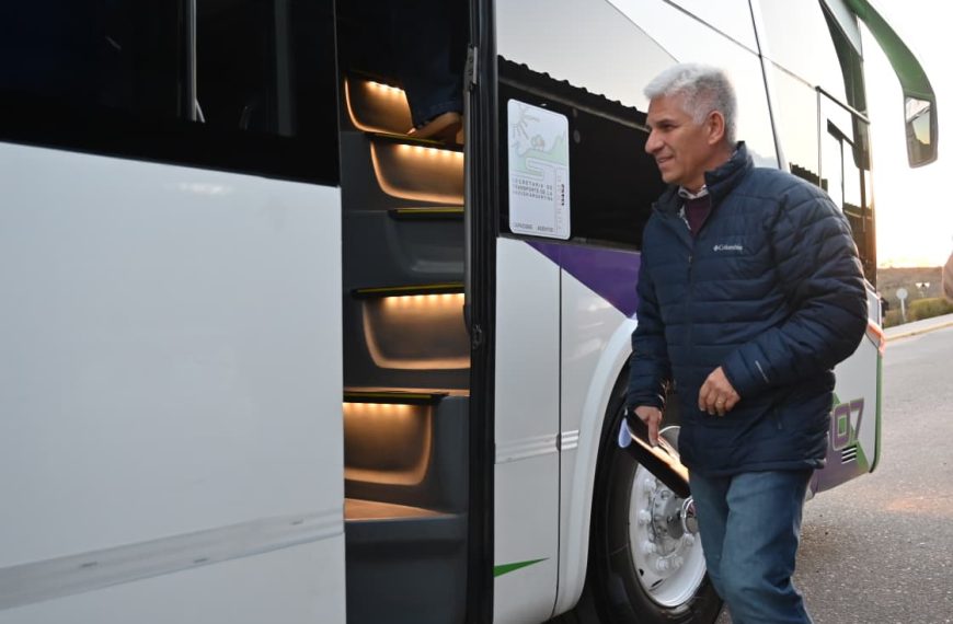El Gobernador emprende una nueva gira institucional por los departamentos Ayacucho y Belgrano