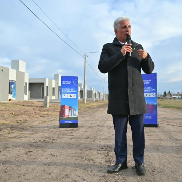 Los vecinos de Concarán ya saben cuándo recibirán las llaves de su casa: será el 12 de septiembre