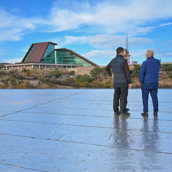 Poggi supervisó las obras que se realizan en la Casa de Gobierno