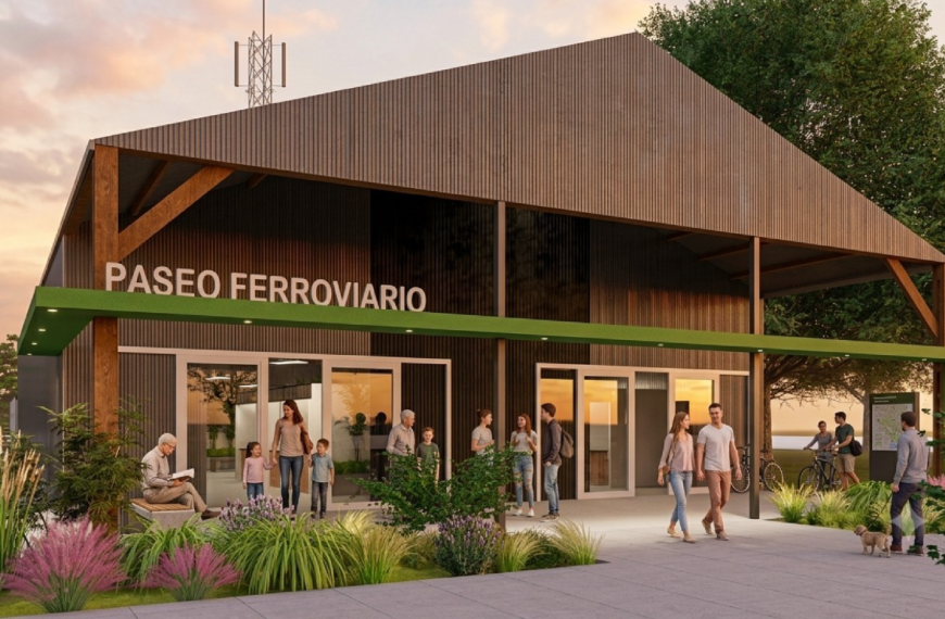 El intendente Hissa firmó el llamado a licitación para la construcción del Paseo Ferroviario