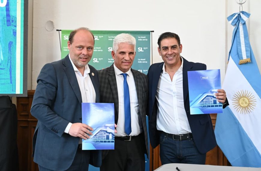 El Ejecutivo y la Municipalidad de San Luis firmaron el 4° convenio ‘Construyendo con tu Pueblo’