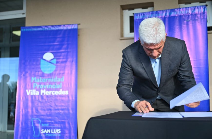 Poggi firmó el decreto para adquirir equipamiento para la Maternidad ‘Carlos Luco’