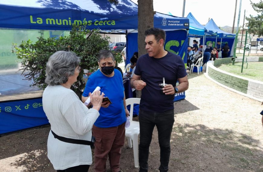 La Muni Más Cerca: Hissa anunció mejoras para la plaza del barrio Luz y Fuerza