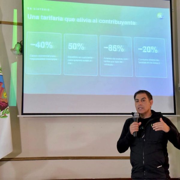 El Intendente de San Luis anunció una gran baja en tasas