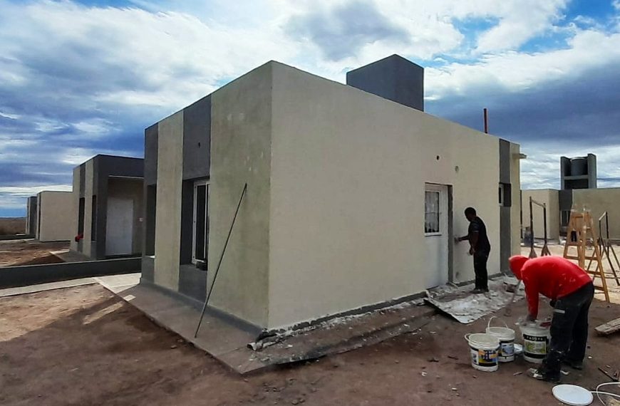 Departamento Chacabuco: 36 unidades de ‘Tenemos Futuro’ progresan en la etapa de terminaciones