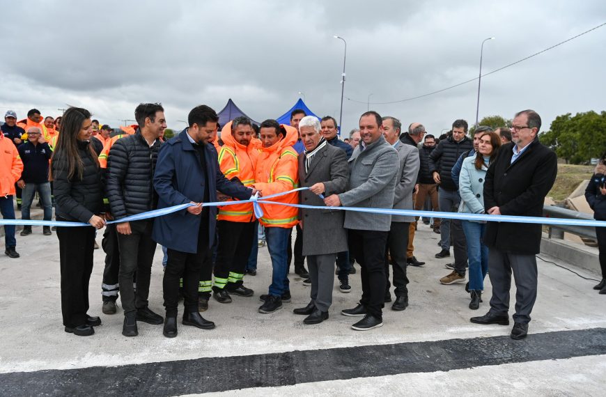 Inauguraron las obras de reconstrucción de los puentes frente al Hospital ‘Ramón Carrillo’