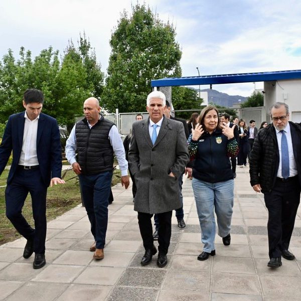 El Gobernador y expertos en educación visitaron dos escuelas de La Punta
