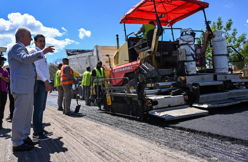 Repavimentaron arterias de gran circulación en la capital sanluiseña